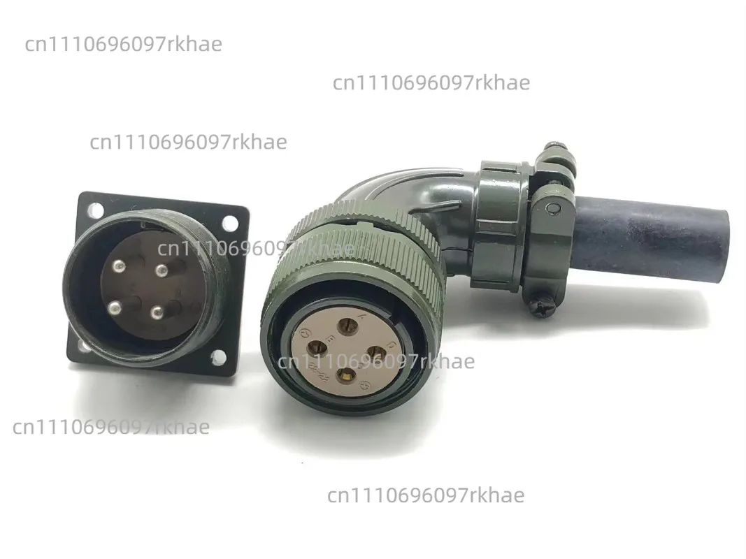 Suitable for Yaskawa Delta Servo Motor Special Aviation Bend Plug 18-10S/20-29S/22-22S 4 pins 9/17 pins