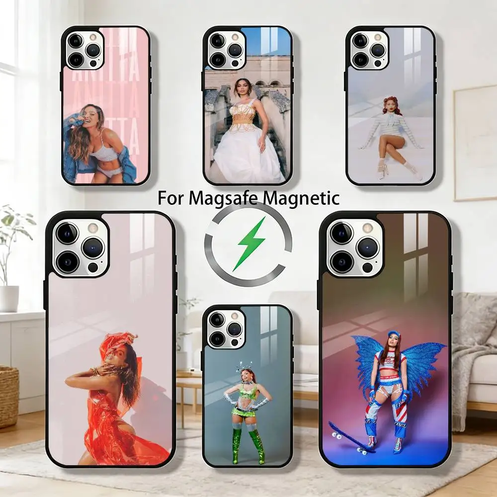 

A-Anitta Singer Phone Case For iPhone 17,16,15,14,13,12,Plus,Pro,Max for Magsafe Magnetic Wireless Charging