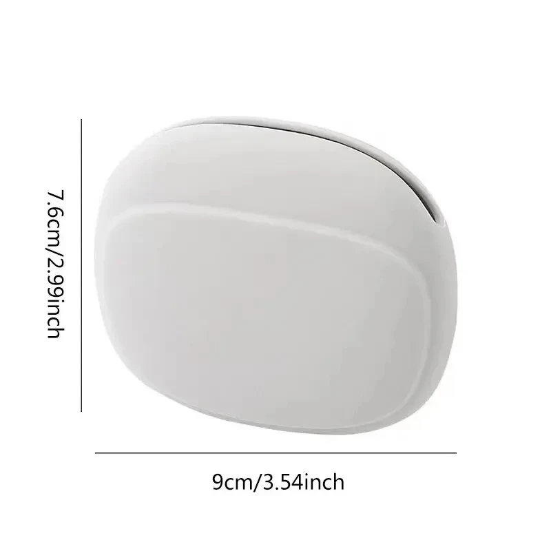 Silicone Earphone Data Cable Storage Box Mini Key Box Lipstick Mini Storage Bag Green Light Gray Red image 2