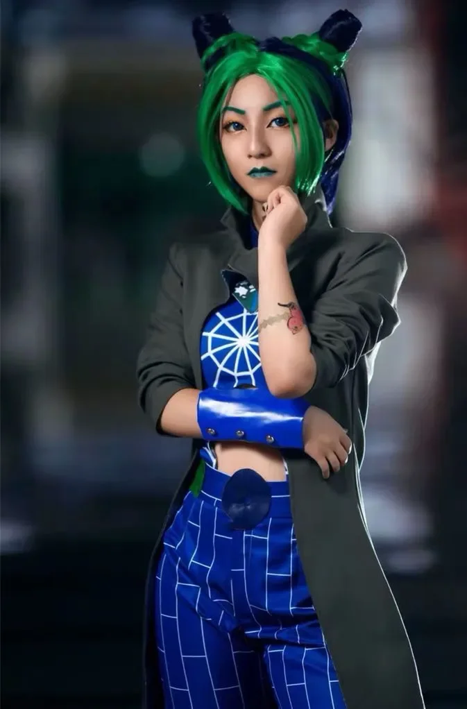 

JoJo's Bizarre Adventure Jolyne Cujoh Cosplay Costume Halloween Costumes