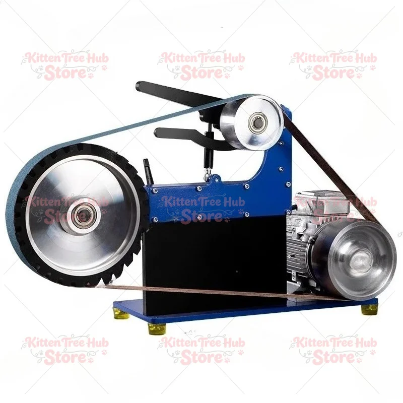 Electric Belt Sander Grinding Polishing Machine Variable/Constant Speed 3 Mode Belt Grinder Knife Making Polishing Tool 2.2KW