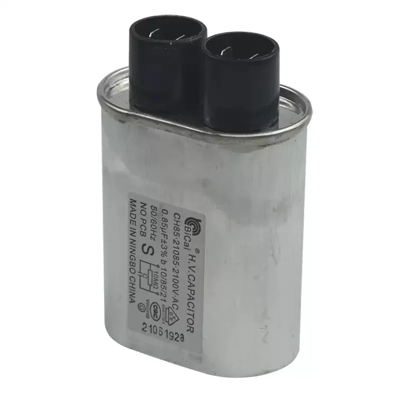 

2100V.AC 0.85uF 0.85 50/60Hz CH85.21085-2100V High Voltage HV CAPACITOR Microwave Oven Replacement Parts
