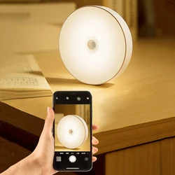 LED Sensor Book Lighting Smart Human Body Sensortive Reading Lamp Emergency Automatic Lighting USB Charging Book Light