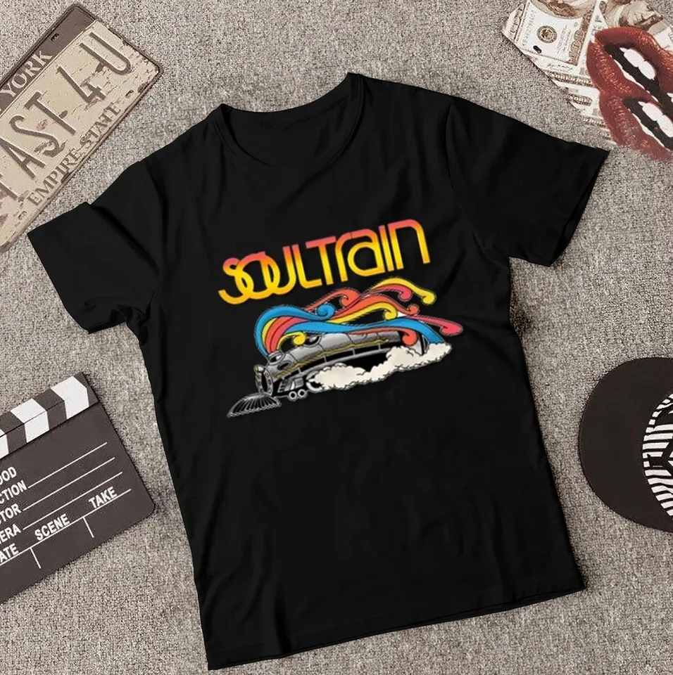 Мужская черная футболка Soul Train Tv Show, размеры от S до 5XL 86A