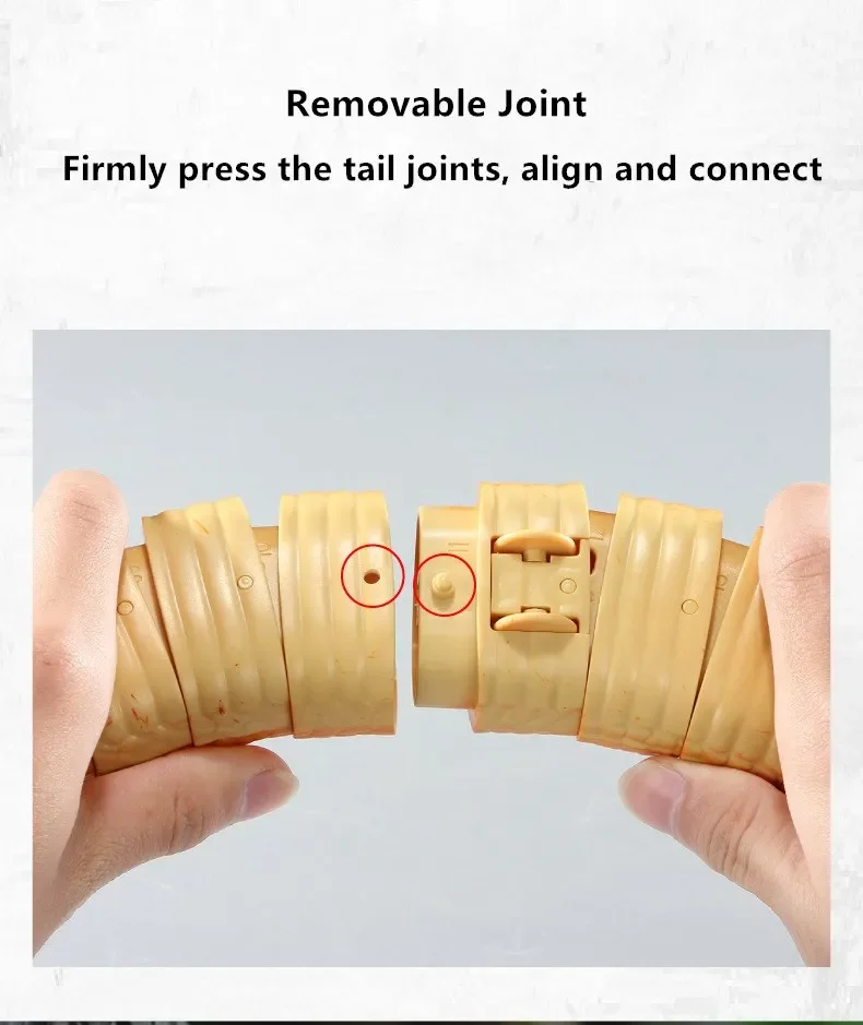 Infrared Remote Control Python 2.4G 75CM Simulation Crawling Detachable Joints Funny Cute Magic Game  RC Python Animal Gifts
