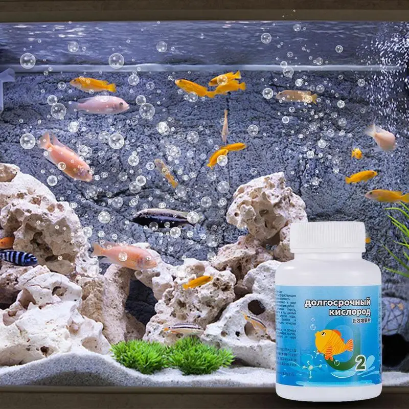 Aquarium Oxygen Tablets Long-term Oxygenation Particles For Fish Tank Multi-Purpose Oxygenation Tool For Fish Tank Aquarium