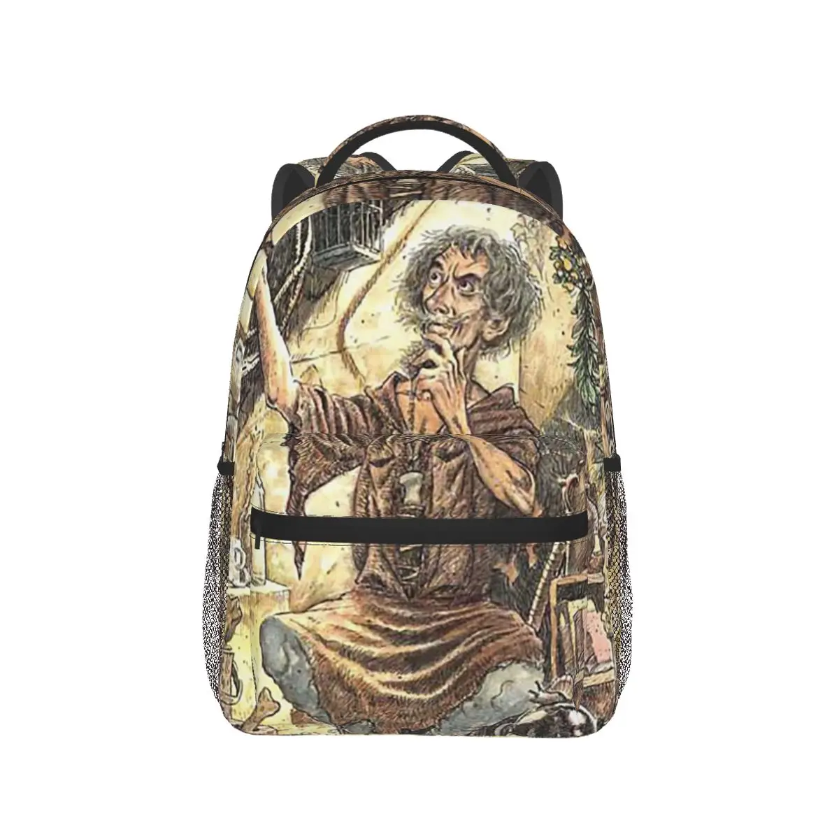 حقائب ظهر Catweazle للأولاد والبنات حقيبة كتب للطلاب حقائب مدرسية كارتونية للأطفال حقيبة كتف بسعة كبيرة