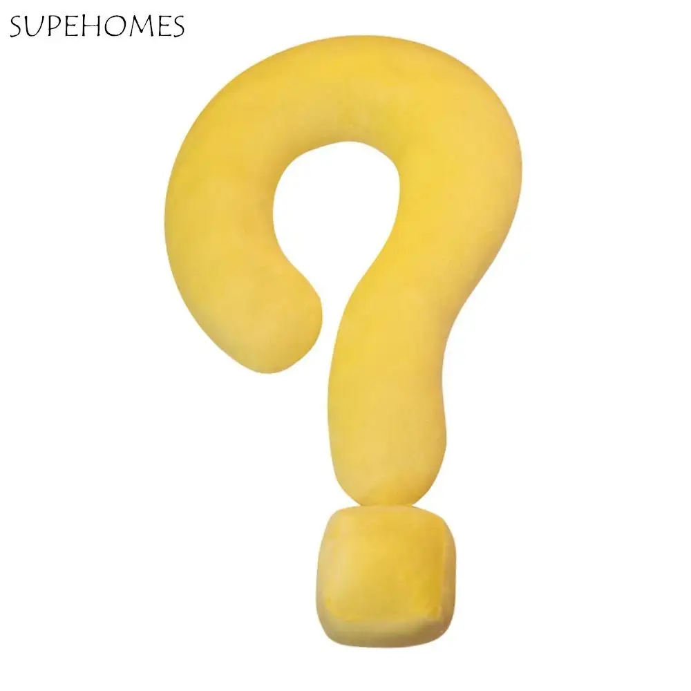 

Funny Soft Question Mark Cervical Pillow Ergonomic Skin-friendly Sofa Throw Pillow Large Size Office Nap Pillow Gift