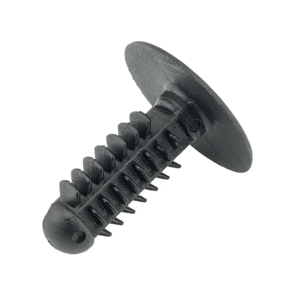 Vervangt Bevestigingsmiddel Auto Clips Donkere Grijze Dennenboom Onderdelen Plastic Vervanging 100 Stuks 18Mm Kop 8Mm Gat Accessoire Duurzaam