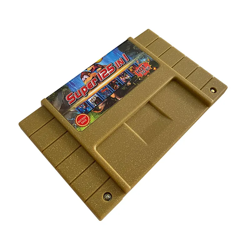 Super 125 in 1 Classic Collection For Super NES Game Cartridge,For 16 Bit SNES Classic Game Console-40 Save Games-2G Hot-NTSC