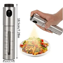 Stainless Steel Oil Spray Bottle Vinegar Spray Bottles Sprayer Seasoning Bottle