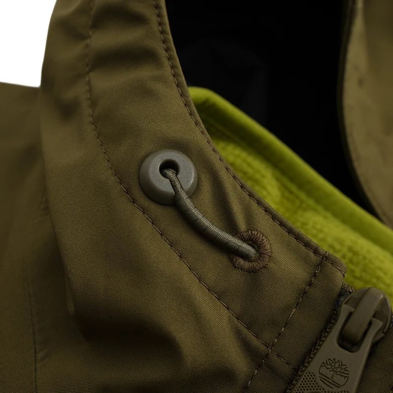 سترة/معطف رجالي من Timberland بغطاء للرأس من الصوف الداخلي للتدريب على الجري A4512302