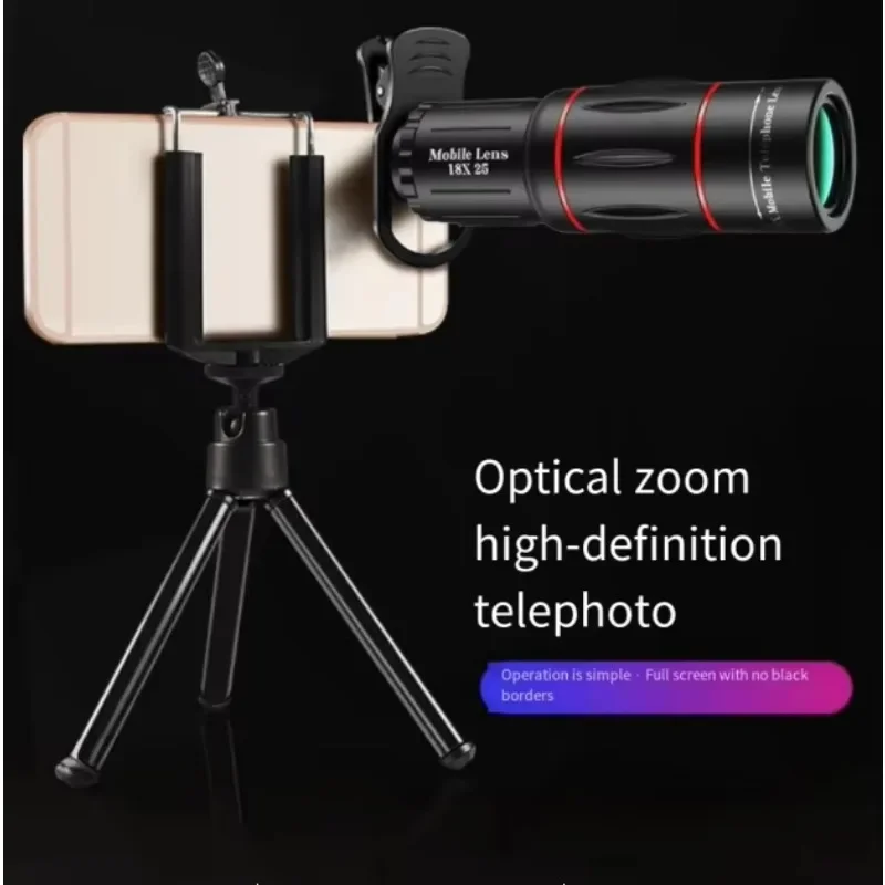 

18X Zoom Telephoto Lens Mobile Phone External Monocular Telescope Portable Telescope For Concerts Outdoor Activities