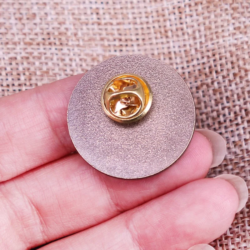 مفتاح سليمان المينا دبوس كتاب شارة بوكيش بروش هدية على ظهره الديكور مجوهرات