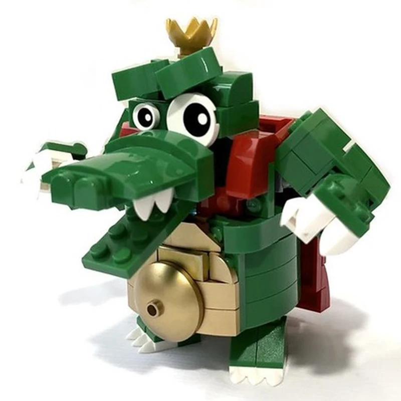 207pcs MOC King K Rool MOC Model Building Blocks Construction Toy Christmas Gifts Assemble Idea Education Kids Brick Birthday