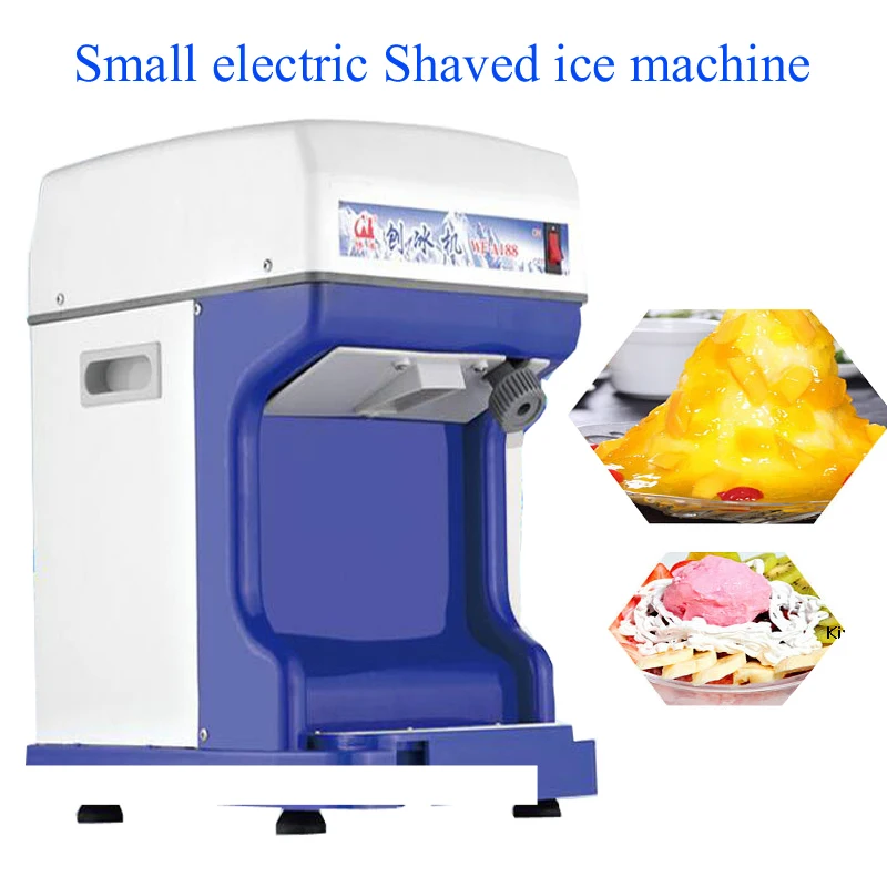 

Multifunctional Manual Ice Crusher Mini Ice Shaver Chopper 1.25L Manual Snow Cone Smoothie Maker Ice Block Breaking Ice Machine