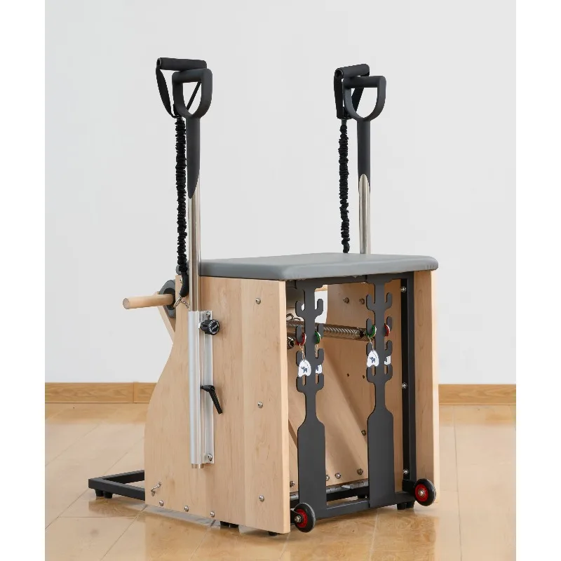 كرسي Wunda متين من خشب القيقب من YTYIN لتمارين اليوجا في صالة الألعاب الرياضية أو الاستخدام المنزلي #3