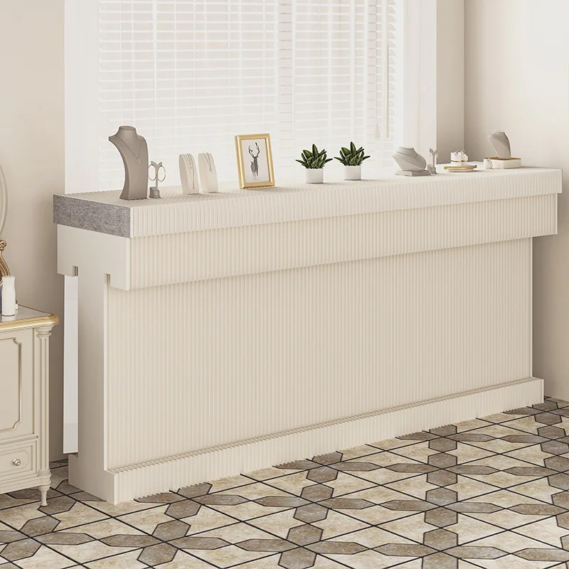 Long Nakajima Booth Stand Display Cabinet Exhibition Flow Table Shelf Clothing Store Display Stand Folding