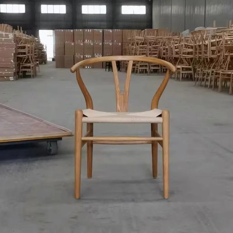 

Nordic-style Casual Armchair Home Solid Wood Dinning Table Chairs Accent Chairs for Living Room Furniture Seat Height 44cm