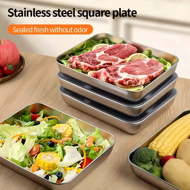 صندوق تخزين مطبخ متعدد الوظائف، صندوق حفظ طازج ذو سعة كبيرة، يستخدم لتخزين الفواكه واللحوم والخضروات