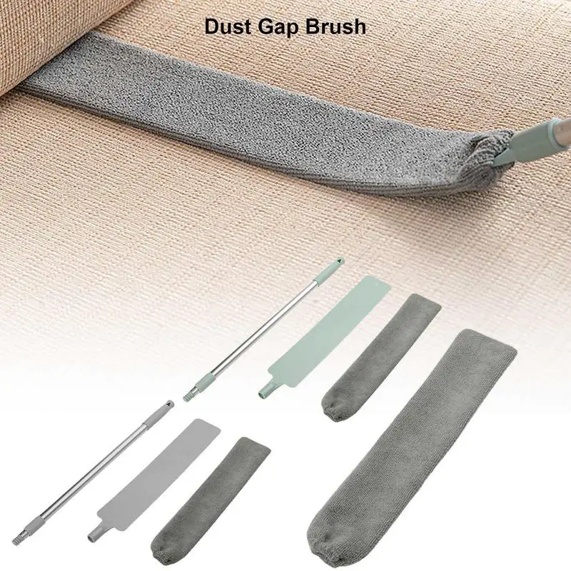 Long Handle Floor Mop Wall Gap Dust Brush Mop Household Flexible Cleaning Under Sofa Tool Retractable Window Home Cleaner Mop