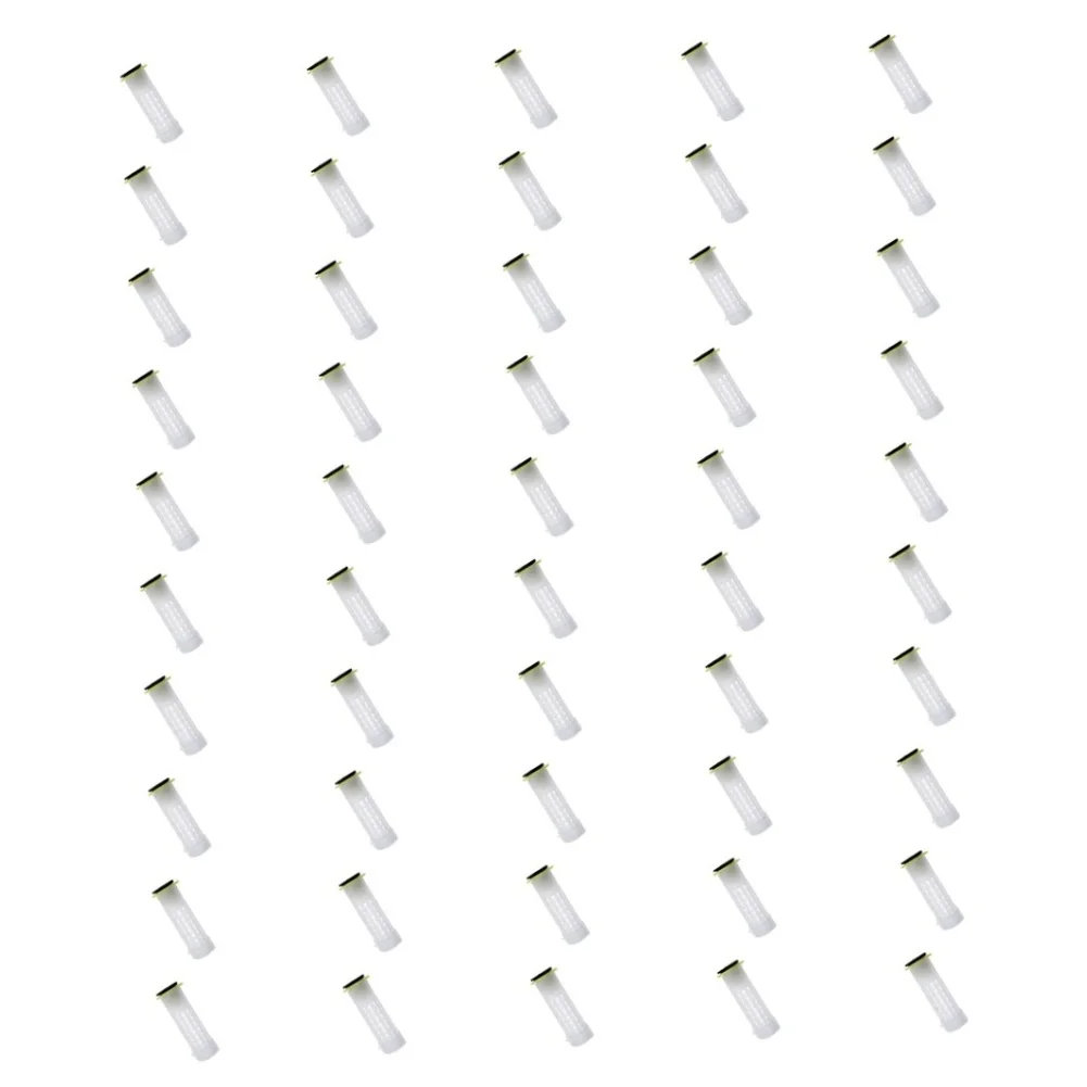 50-Pack Plastic Queen Cell Protectors for Beekeeping Functional Cages Used During Queen Development and Hive Integration Stages