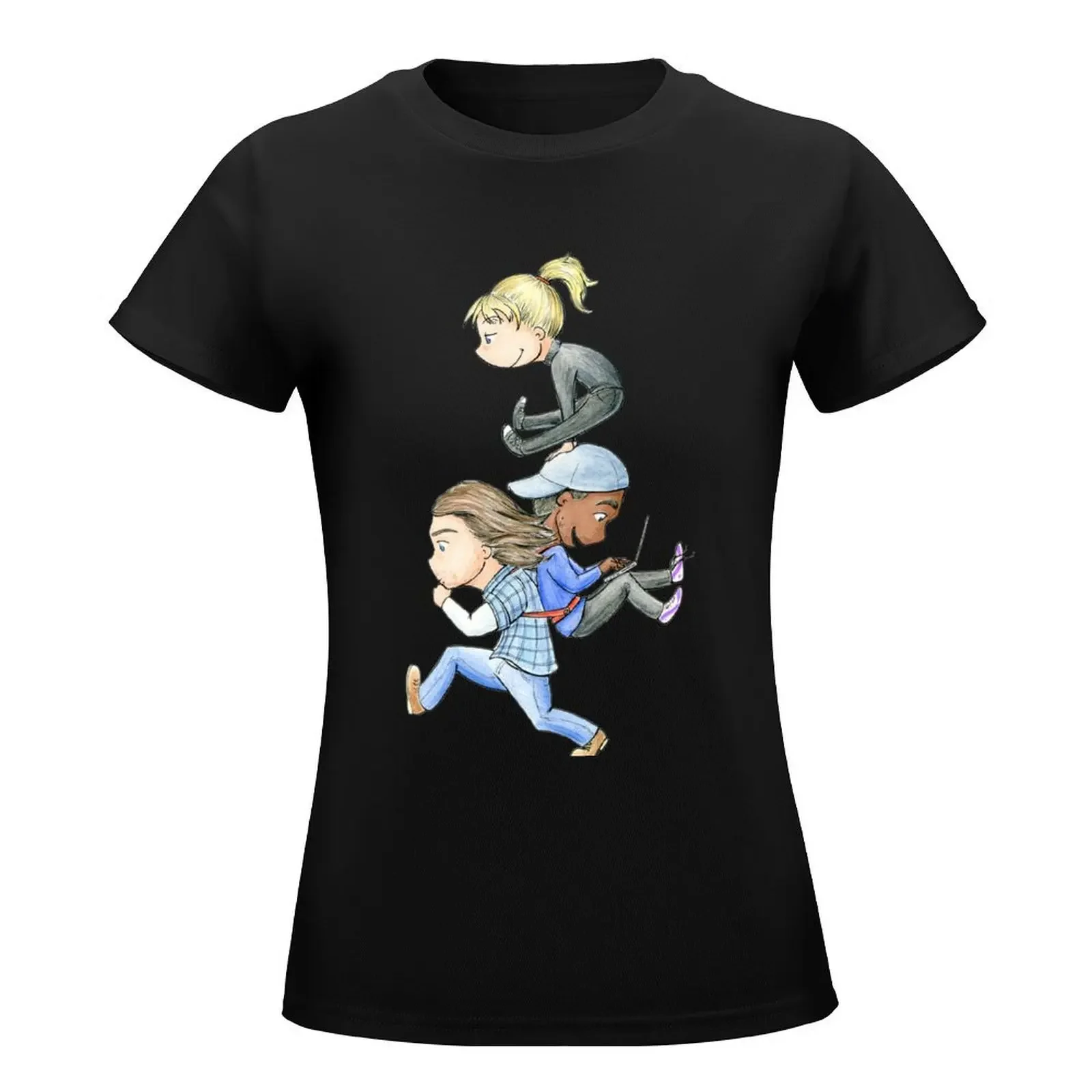 Three of a Kind T-Shirt graphics female Women's tee shirt