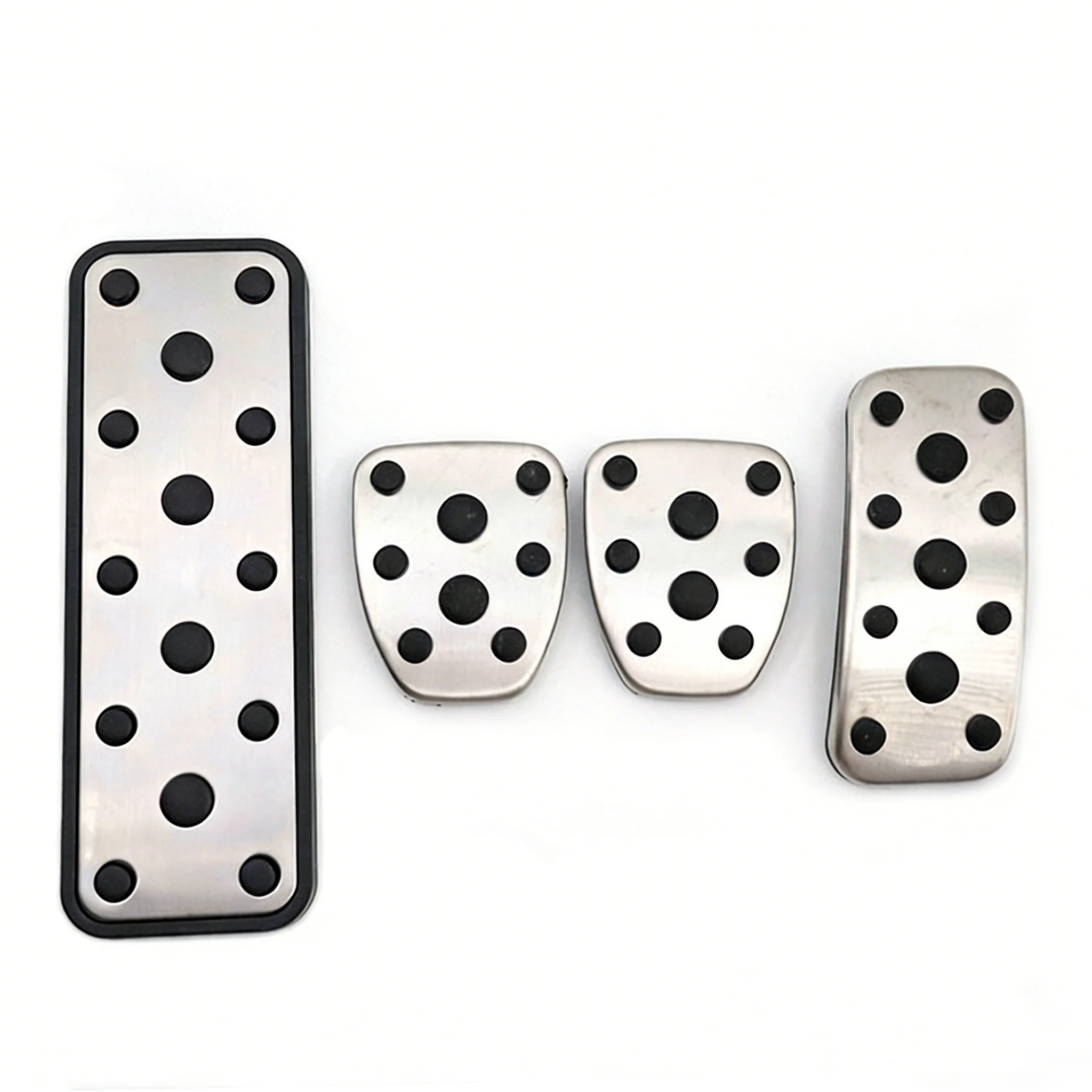 

Anti-Slip Aluminum Pedal Covers for Subaru Forester (06-18), XV (12-17), Outback (07-13) | Gas Brake Foot Rest Pedal Pads Set