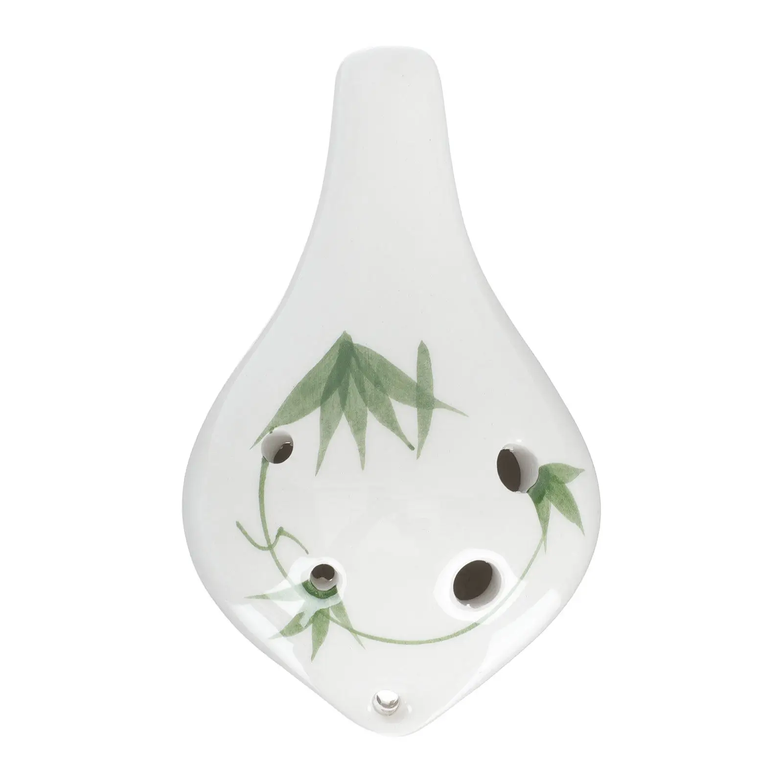 Beginner Practice Ocarina 6-Hole Ceramic Alto C Key Ocarina with Exquisite Craftsmanship Beautiful Sound Portable Creative Wind