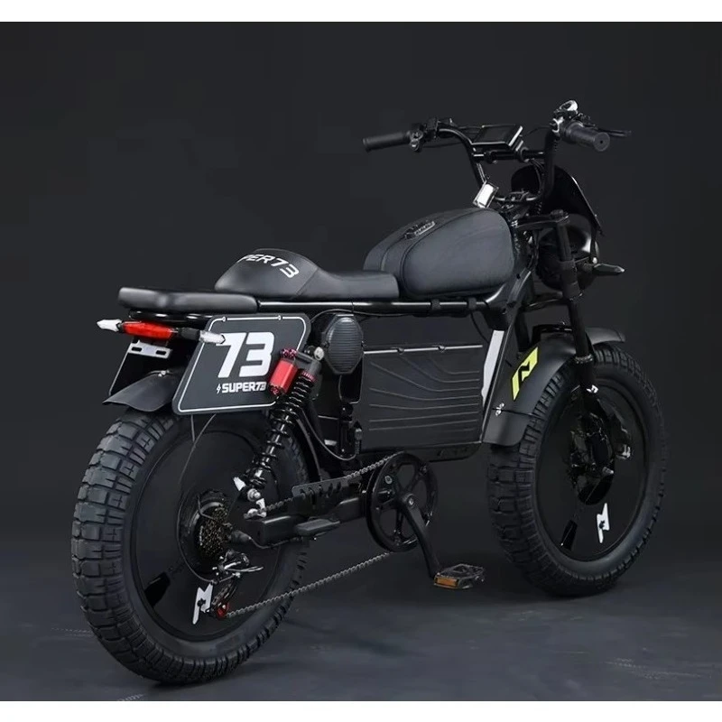 WWQ Urban Off-Road Electric Bike with 48V25AH 500W Motor Fat Tire Steel Frame - Powered by Lithium Battery