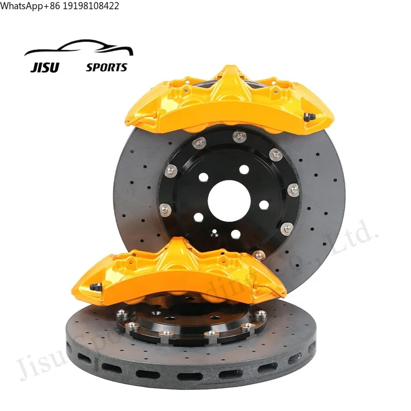 6 Pistons Brake Calipers GT6 Carbon Ceramic Disc Brake Kit 355/380/405mm for Tesla Model for  Bmw F30 F80 E46 M3 E36 E92 G30 G80