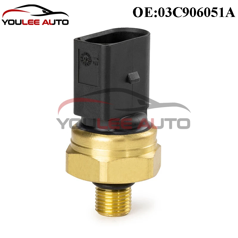 03C906051A 51CP03-05 Fuel Pressure Sensor For Audi Q7 VW CC Touareg Passat 3.6L Auto Parts