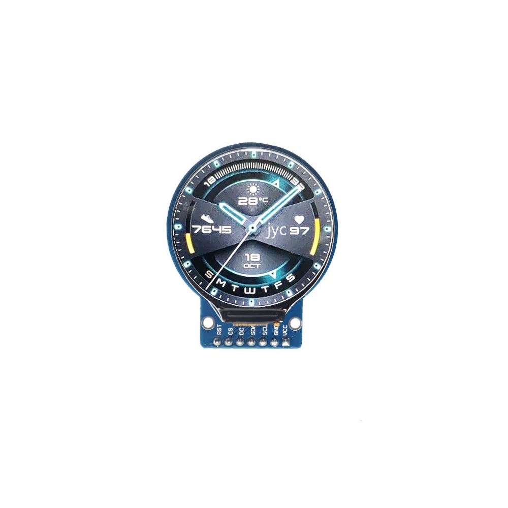 Taidacent SPI 1.3/1.28 inch 240x240 TFT LCD Display Module RGB 240*240 GC9A01 Round Amoled Display for Smart Watch