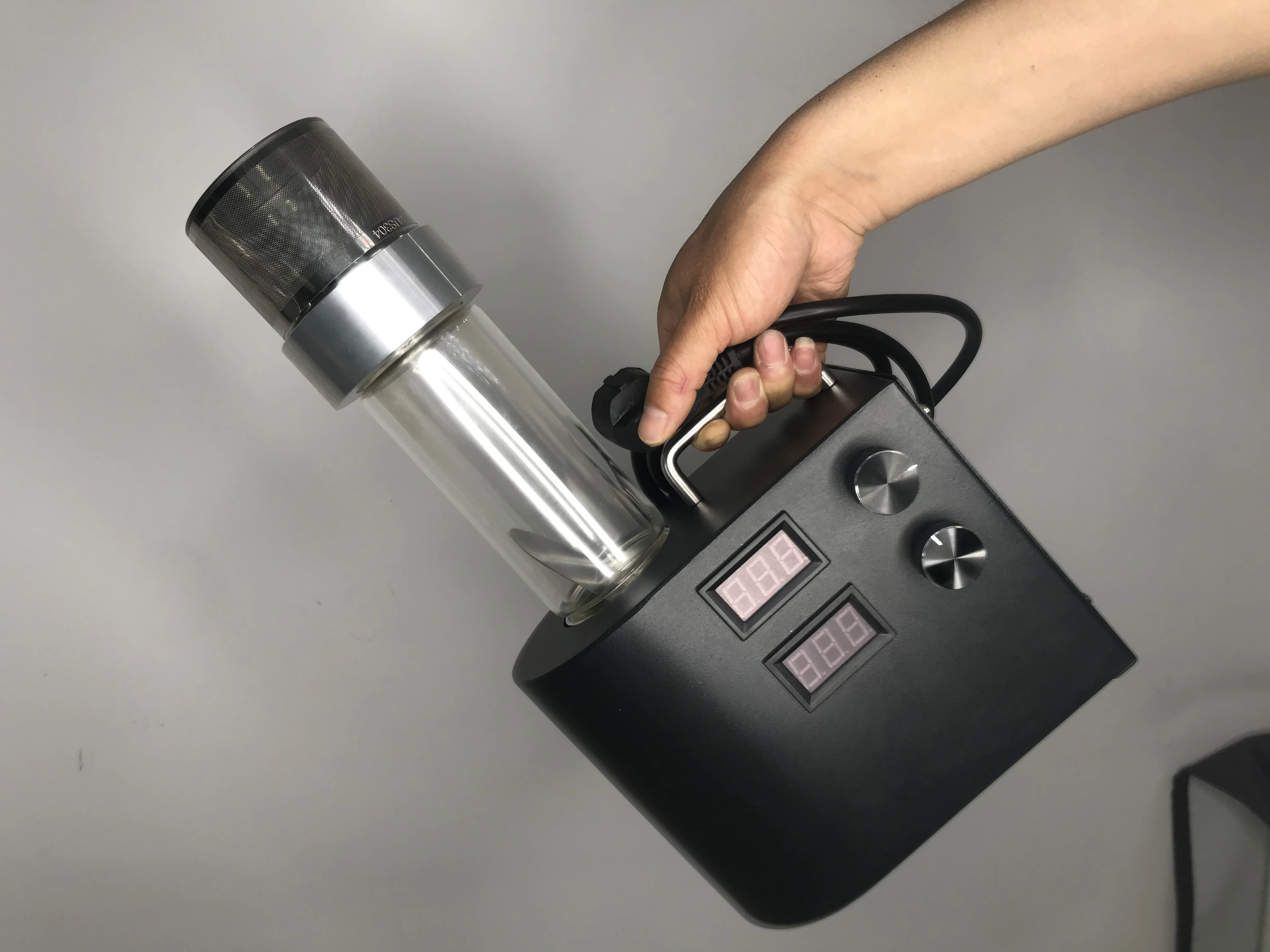 Venta de fábrica, tostador de café pequeño de 50g para uso Personal, tostador de granos de café, Control de temperatura, máquina tostadora de café