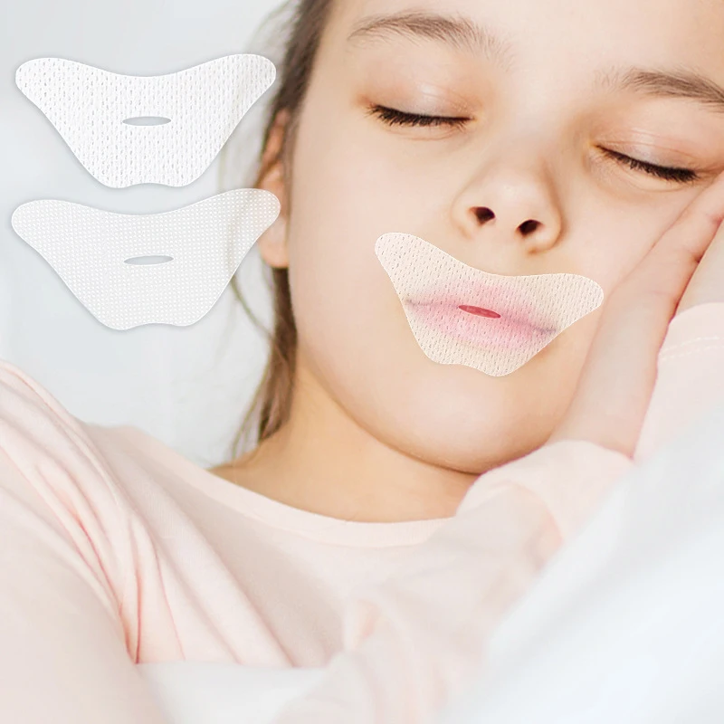 【K】30Pcs Anti-Snoring Stickers For Adult Night Sleep Lip Nose Breathing Improving Patch Mouth Correction Sticker Tape For Sleep