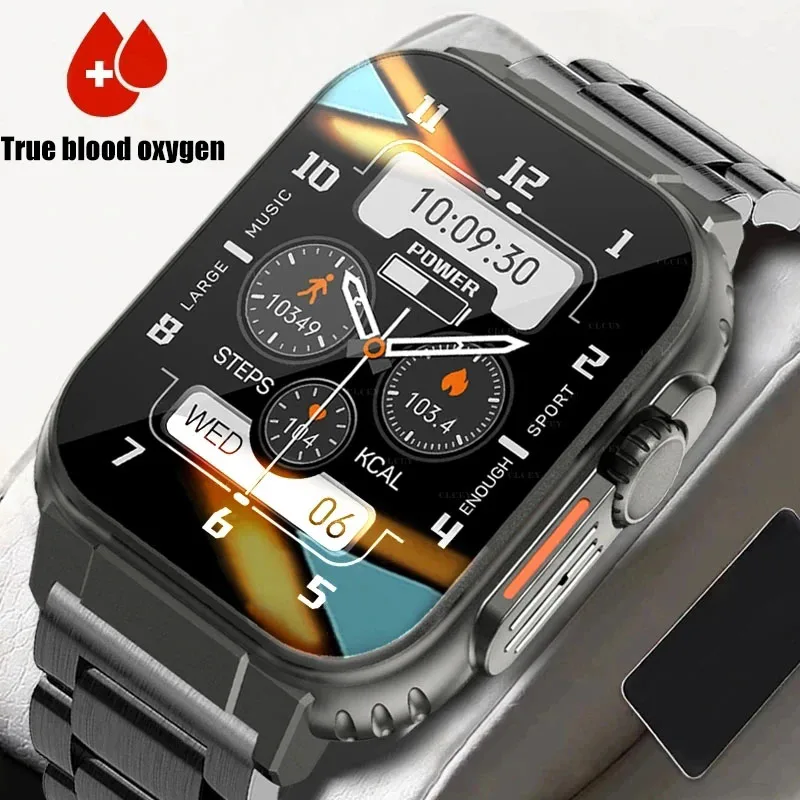 

Новые спортивные умные часы для мужчин, HD AMOLED-экран, умные часы для здоровья