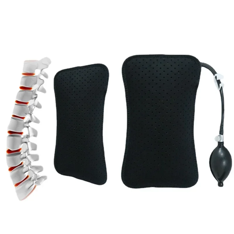 

Надувная подушка для поясничной поддержки, портативная подушка для шеи, плеч, правильная массажная подушка, ортопедический дизайн для облегчения боли в спине