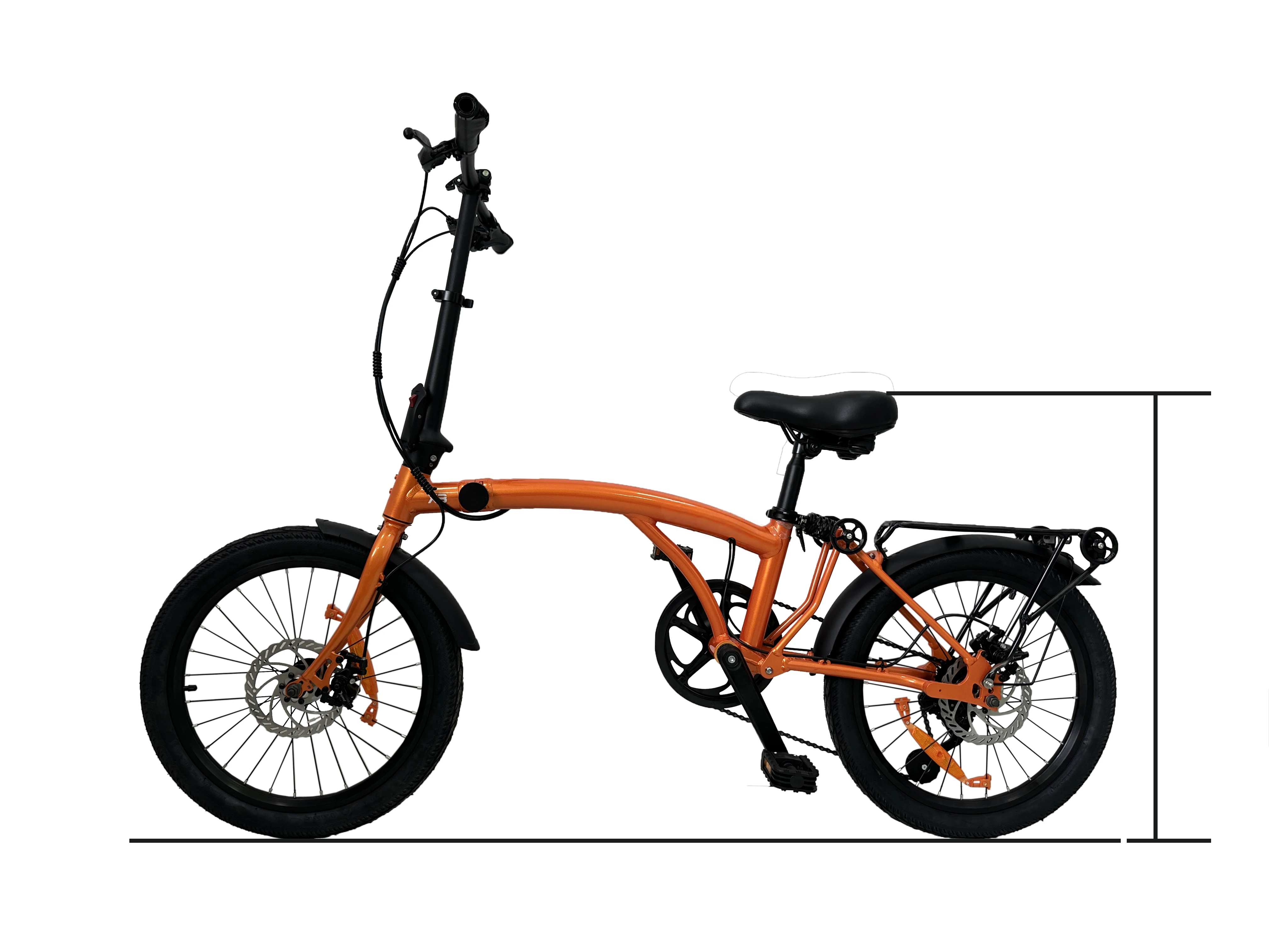 

Commuter-friendly Three-fold Bicycle