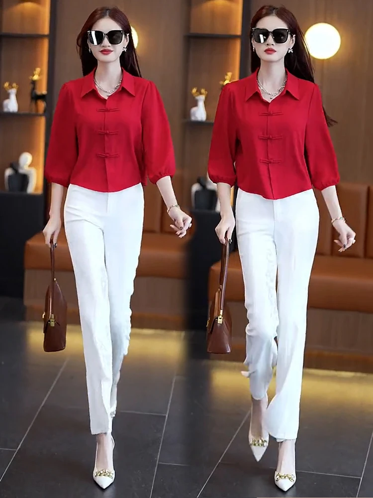 Retro botão up irt outono faion nova mãe de meia-idade irt peso escondendo barriga cobrindo topo feminino pequeno irt