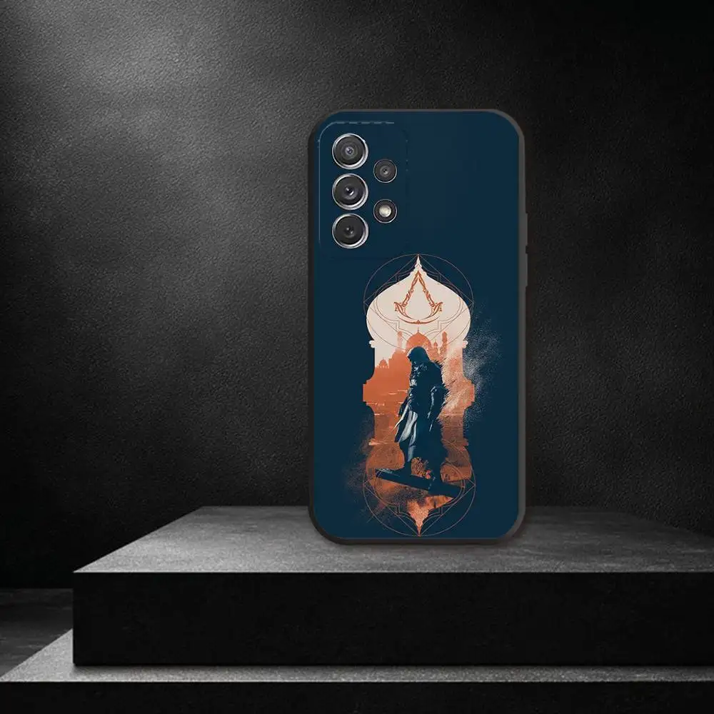 حافظة هاتف A-AssassinES Game C-Creed لهاتف سامسونج S 25,24,23,22,30,21,10,9,Ultra,Plus,Lite,FE,4,5G حافظة ناعمة سوداء #5