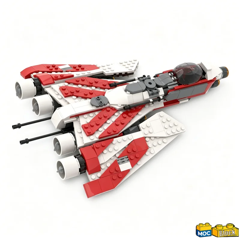 NEW 421PCS Soulless Modify Alternate Build Starfighter Model Custom Blocks DIY Assembly Educational Toy For Boys Birthday Gifts