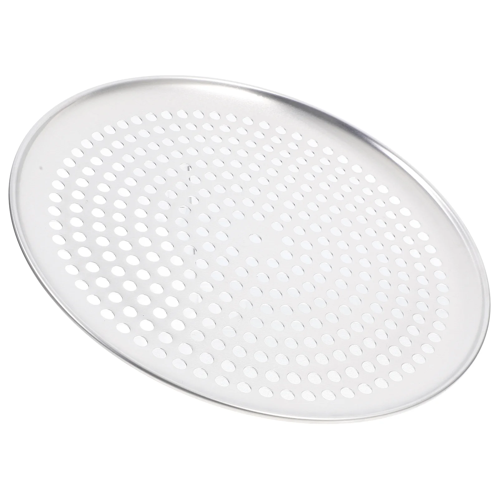 

Pan Hole Pizza Silver Tray Nonstick Roasting Net Loaf Aluminum Alloy Baking Dish with Lid