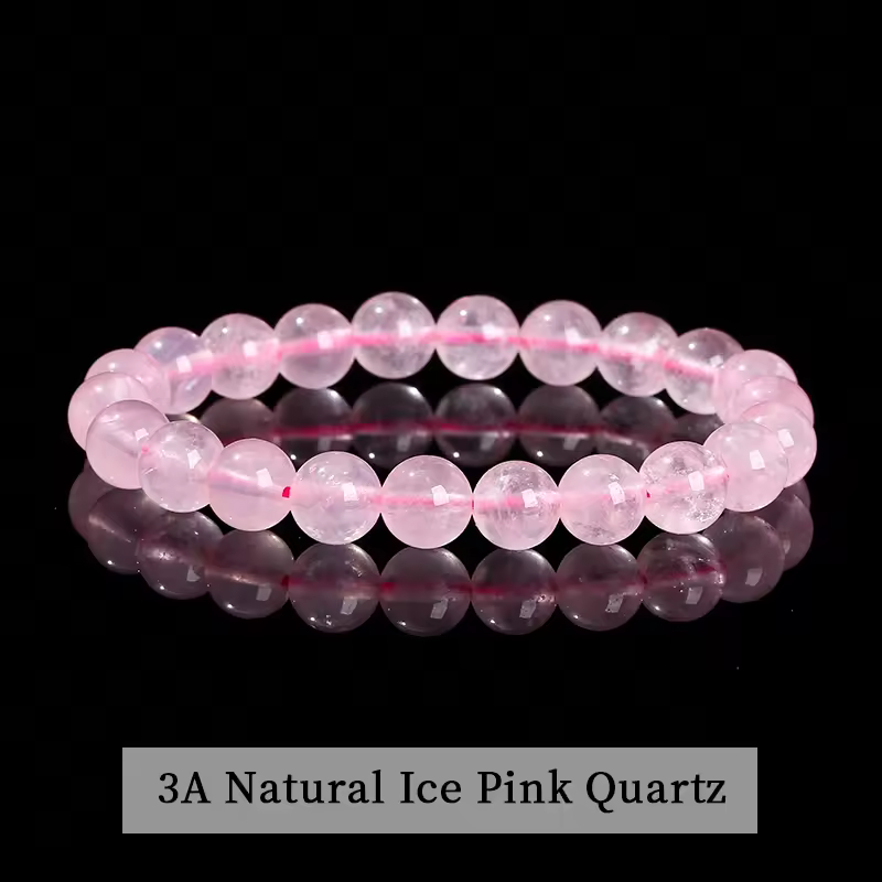 JD Natural Stone Beads Bracelet Amethyst Tiger Eye Crystal Quartz Agate Gem Beads Bangles Women Men Reiki Healling Jewelry Gift - Image 46