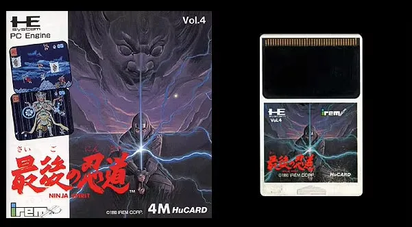 16bits PC Engine HU-CARD : SAIGO NO NINDO : NINJA SPIRIT