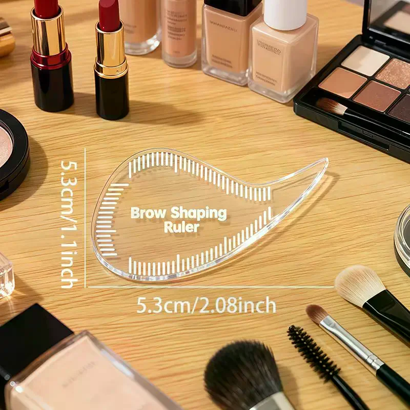 Tear Drop Arch Brow Mapping Tool 1-minute wenkbrauwvormende liniaal sjabloon stencils snelle tekening PMU wenkbrauw haar beroerte eyeliner