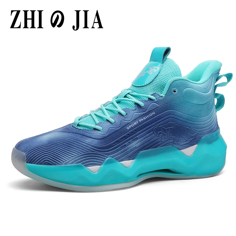 Oversize Basketball Shoes Men's Basketball Shoes Women's Basketball Sneakers Non-slip High-top Couple Breathable Training Shoes