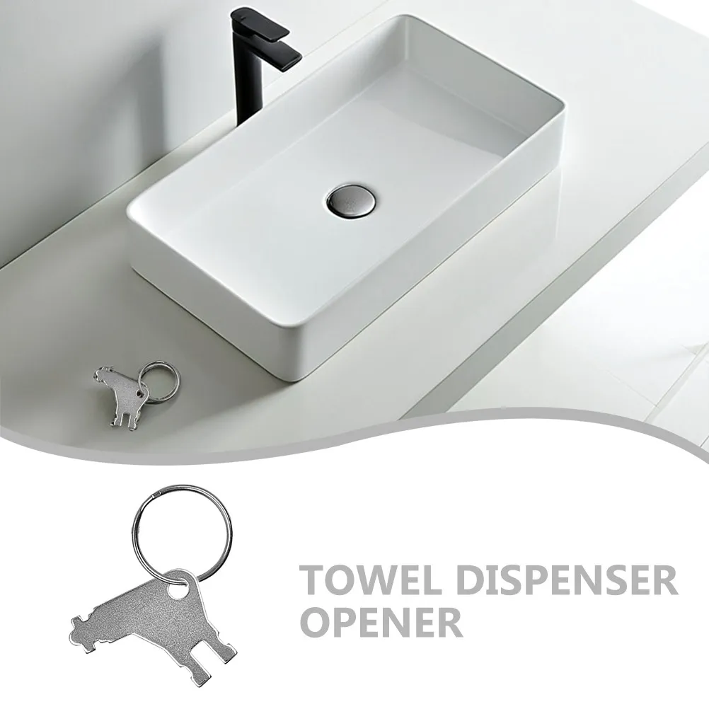 17-Piece Universal Paper Towel Dispenser Key with Waffle Pattern & Enhanced Grip for Office, Home, Commercial Use