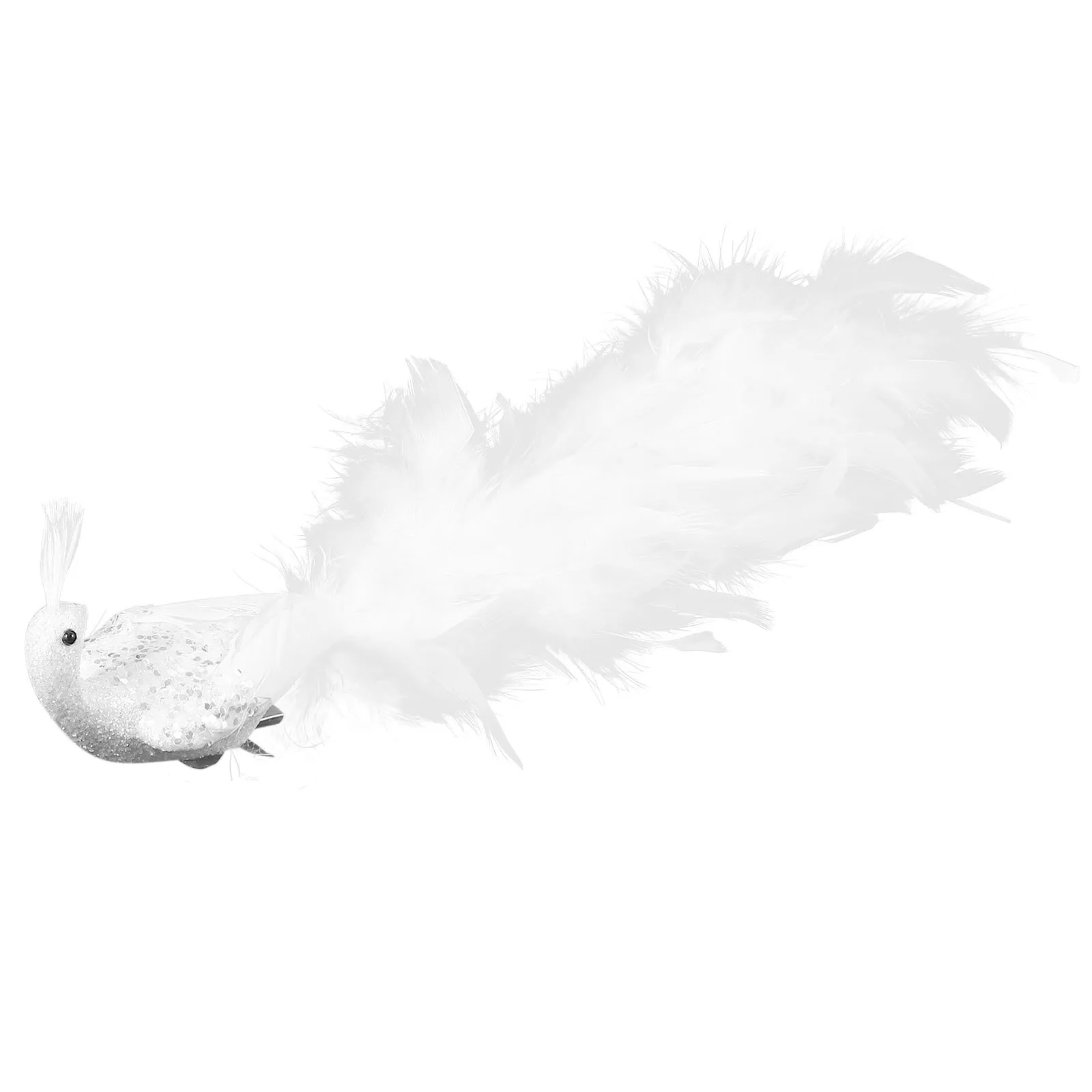 

Simulated Peacock Xmas Christmas Tree Ornament Clip-on Decorative Holiday Party Supplies Christmas Peacock Decoration