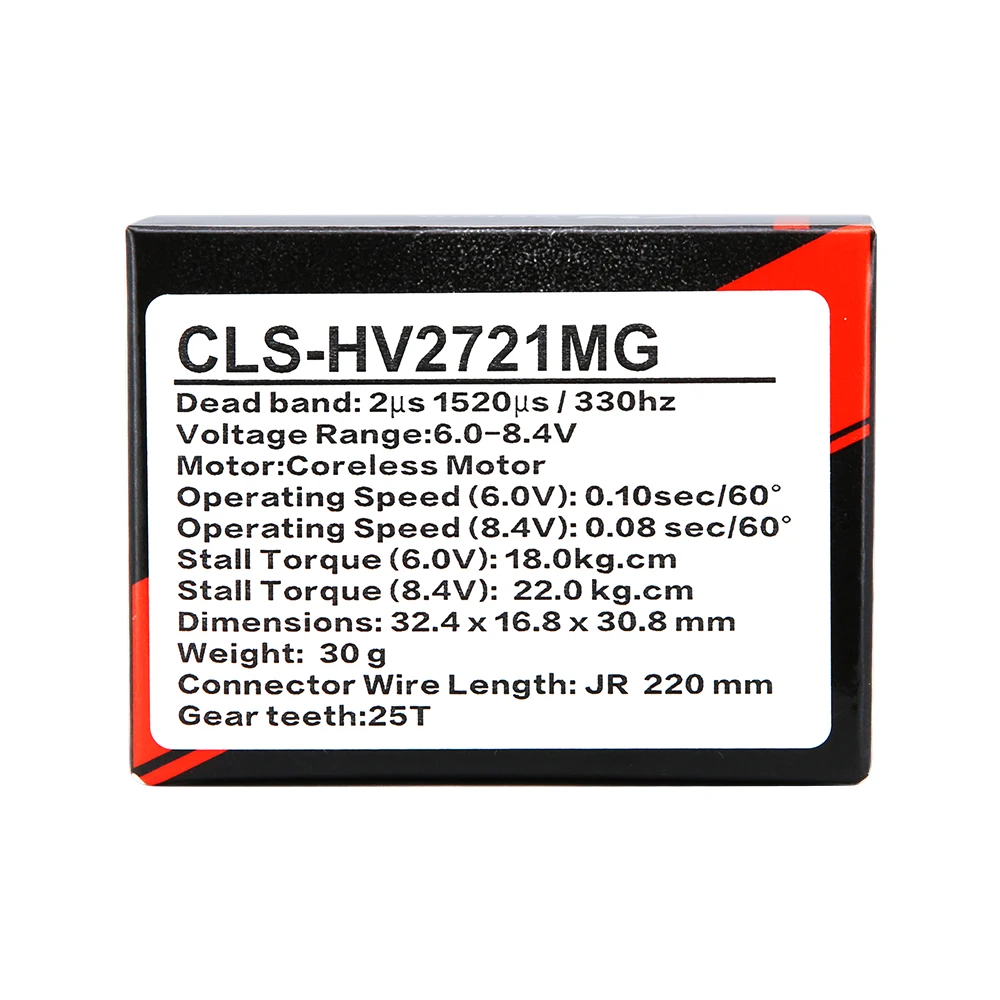JX CLS-HV2721MG Metal Gear 22kg IP67 Waterdichte Rc Servo Digitale Coreless Motor Servo voor RC Auto Crawler Boot Helikopter Model