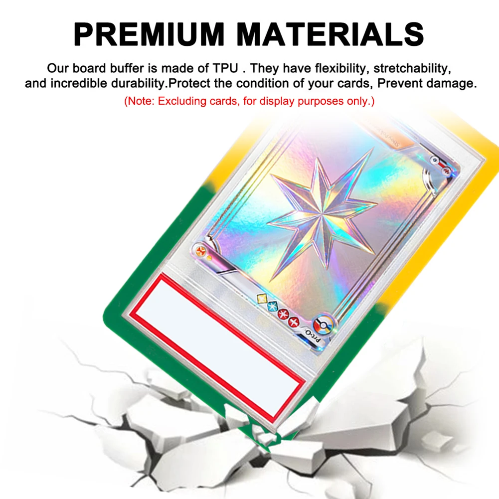 Slab Guards for P/S/A Graded Cards Silicone Slab Protector Graded Guard Bumper Impact-Resistant Protection